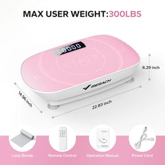 MERACH Vibration Plate Exercise Machine – Full Body Fitness & Weight Loss Platform