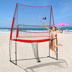 11x8FT Volleyball Rebounder Net – Adjustable Training & Practice Equipment