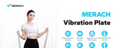 MERACH Vibration Plate Exercise Machine – Full Body Fitness & Weight Loss Platform