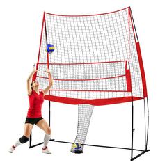 11x8FT Volleyball Rebounder Net – Adjustable Training & Practice Equipment