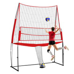 11x8FT Volleyball Rebounder Net – Adjustable Training & Practice Equipment
