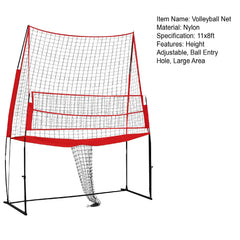 11x8FT Volleyball Rebounder Net – Adjustable Training & Practice Equipment