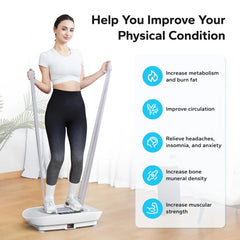 MERACH Vibration Plate Exercise Machine – Full Body Fitness & Weight Loss Platform