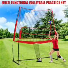 11x8FT Volleyball Rebounder Net – Adjustable Training & Practice Equipment