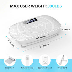 MERACH Vibration Plate Exercise Machine – Full Body Fitness & Weight Loss Platform