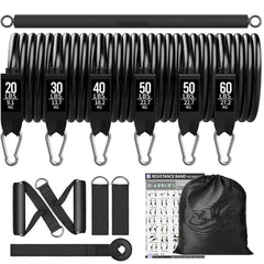 Workout Bar & Resistance Bands Set – Pilates & Home Strength Training Kit