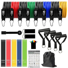 Workout Bar & Resistance Bands Set – Pilates & Home Strength Training Kit