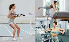 Workout Bar & Resistance Bands Set – Pilates & Home Strength Training Kit