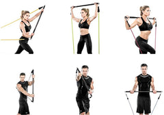 Workout Bar & Resistance Bands Set – Pilates & Home Strength Training Kit