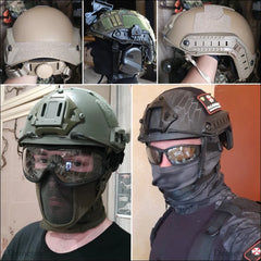 FAST MH Tactical Airsoft Helmet – Camouflage ABS Outdoor Sport Gear