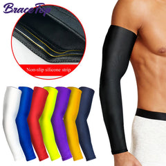 Sport Arm Compression Sleeve – UV Protection for Basketball, Cycling, Running, & More
