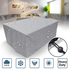 210D Heavy-Duty Waterproof Patio Cover – Rectangular Outdoor Furniture Protector