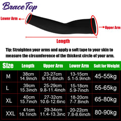Sport Arm Compression Sleeve – UV Protection for Basketball, Cycling, Running, & More