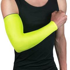 Sport Arm Compression Sleeve – UV Protection for Basketball, Cycling, Running, & More