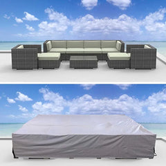 210D Heavy-Duty Waterproof Patio Cover – Rectangular Outdoor Furniture Protector