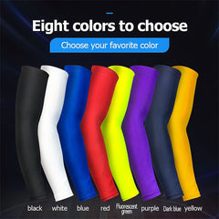 Sport Arm Compression Sleeve – UV Protection for Basketball, Cycling, Running, & More