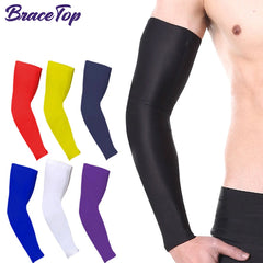 Sport Arm Compression Sleeve – UV Protection for Basketball, Cycling, Running, & More