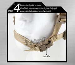 FAST MH Tactical Airsoft Helmet – Camouflage ABS Outdoor Sport Gear