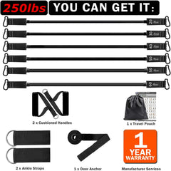 Workout Bar & Resistance Bands Set – Pilates & Home Strength Training Kit