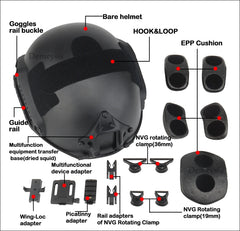 FAST MH Tactical Airsoft Helmet – Camouflage ABS Outdoor Sport Gear