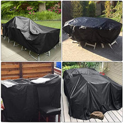 210D Heavy-Duty Waterproof Patio Cover – Rectangular Outdoor Furniture Protector