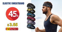 Gothic Skull Sports Headband – Sweat-Wicking Hair Band for Workout & Fitness