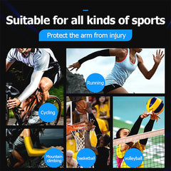Sport Arm Compression Sleeve – UV Protection for Basketball, Cycling, Running, & More