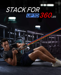Workout Bar & Resistance Bands Set – Pilates & Home Strength Training Kit