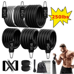 Workout Bar & Resistance Bands Set – Pilates & Home Strength Training Kit