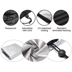 210D Heavy-Duty Waterproof Patio Cover – Rectangular Outdoor Furniture Protector
