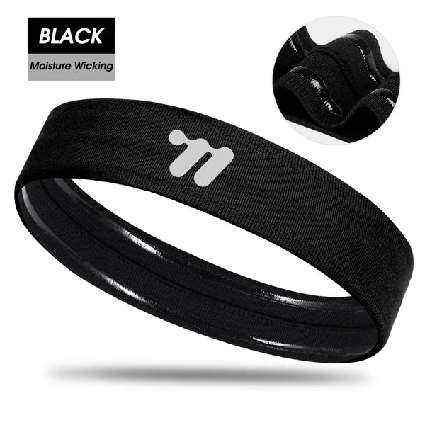 WEST BIKING Moisture-Wicking Elastic Sport Headband – Breathable Sweatband for Gym, Running, Cycling