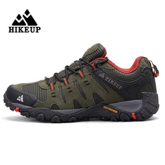 HIKEUP Men’s Suede Tactical Hiking Shoes – Outdoor Trekking Sneakers