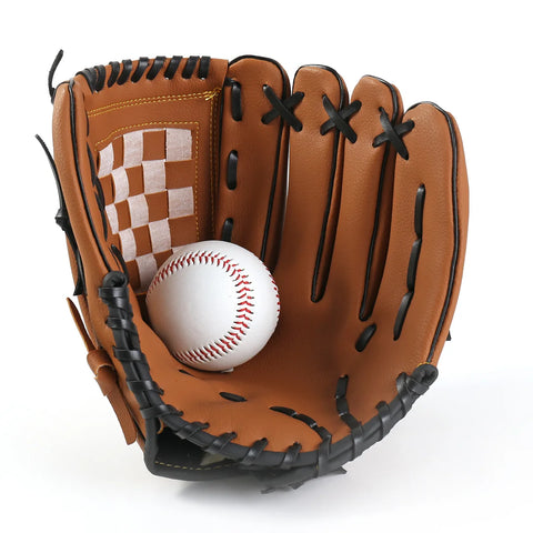 Outdoor Baseball & Softball Glove – Training Mitt for Kids & Adults (Left Hand)