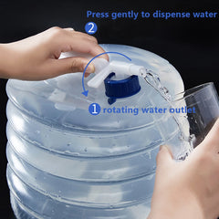 Portable Foldable Water Carrier – 5/10/15L Collapsible Container for Camping & Emergencies