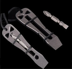 NEW mini Titanium alloy pry bar outdoor EDC multifunctional pry bar bottle opener screwdriver survival tool pry bar Sofirn ifa