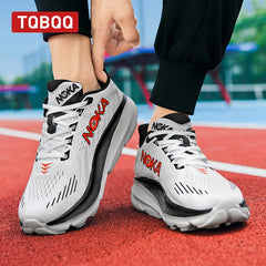 Men’s Carbon Plate Running Shoes – Lightweight Air Cushion Athletic Sneakers