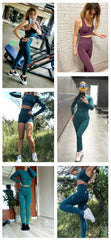 WAREBALL Seamless Women’s Yoga Set – 2/3/4 Piece Gym Outfit