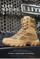 Men’s Tactical Field Boots – Lightweight, Non-Slip Outdoor Footwear