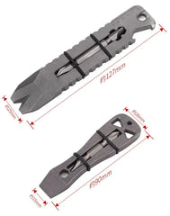 NEW mini Titanium alloy pry bar outdoor EDC multifunctional pry bar bottle opener screwdriver survival tool pry bar Sofirn ifa
