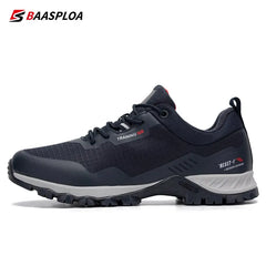 Baasploa Men’s Waterproof Hiking Shoes – Anti-Skid Outdoor Travel Sneakers