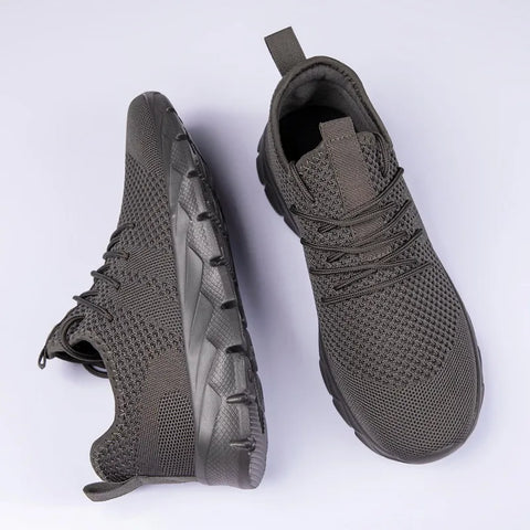 Men's Breathable Air Mesh Sneakers – Lightweight Running Shoes for Outdoor Sports (Size 36–49)