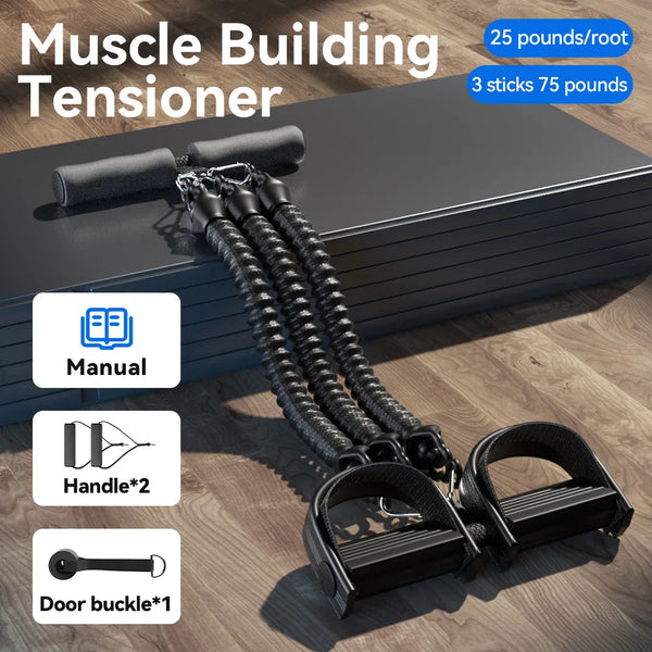 Adjustable Resistance Band with Pedal – Home Workout & Stretching Tool