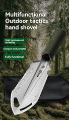 Compact Tactical Camping Shovel – Multi-Functional Stainless Steel Survival Tool