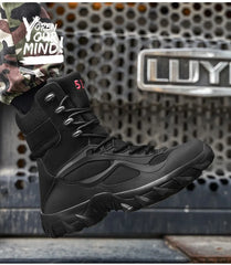 Men’s Tactical Field Boots – Lightweight, Non-Slip Outdoor Footwear