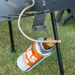 Gas Canister Hook – Stainless Steel Stove Tank Hanger for Camping Tables