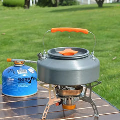 Y1 Camping Kettle – 1.1L Portable Teapot for Outdoor Cooking & Tea Brewing