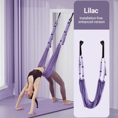 Aerial Yoga Strap & Hammock – Flexibility Trainer for Stretching & Inversion