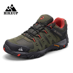 HIKEUP Men’s Suede Tactical Hiking Shoes – Outdoor Trekking Sneakers