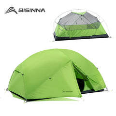 ortable Beach Sunshade TeBISINNA 2-Person Ultralight Waterproof Camping Tent with Free Mat – Double-Layer 20D Nylon for Hiking & Backpackingnt – UV-Protective Automatic Pop-Up Shelter for Adults & Kids