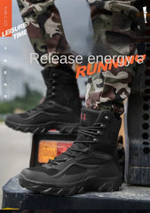 Men’s Tactical Field Boots – Lightweight, Non-Slip Outdoor Footwear